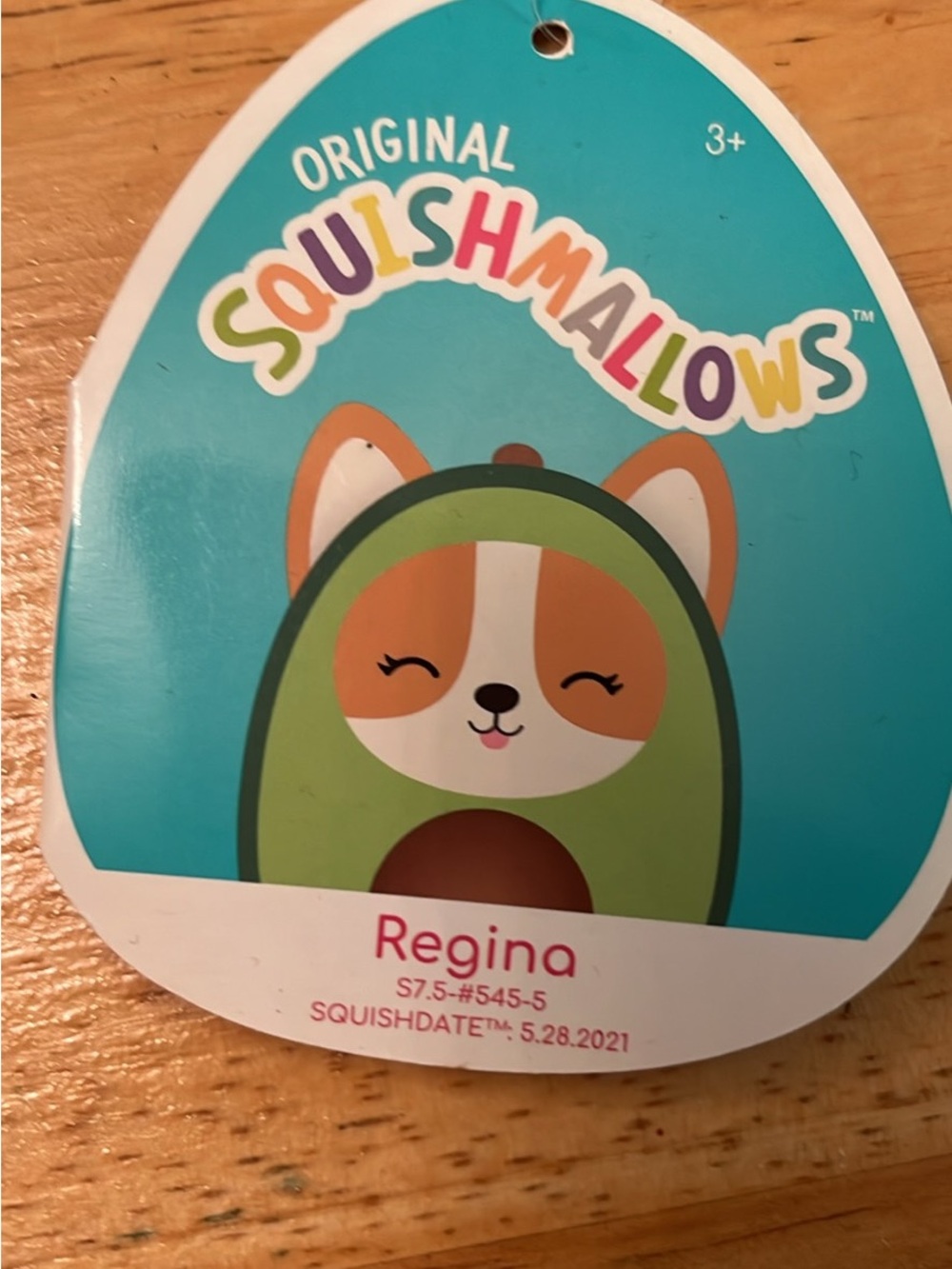 Squishmallows Regina Plush - Teal & Green